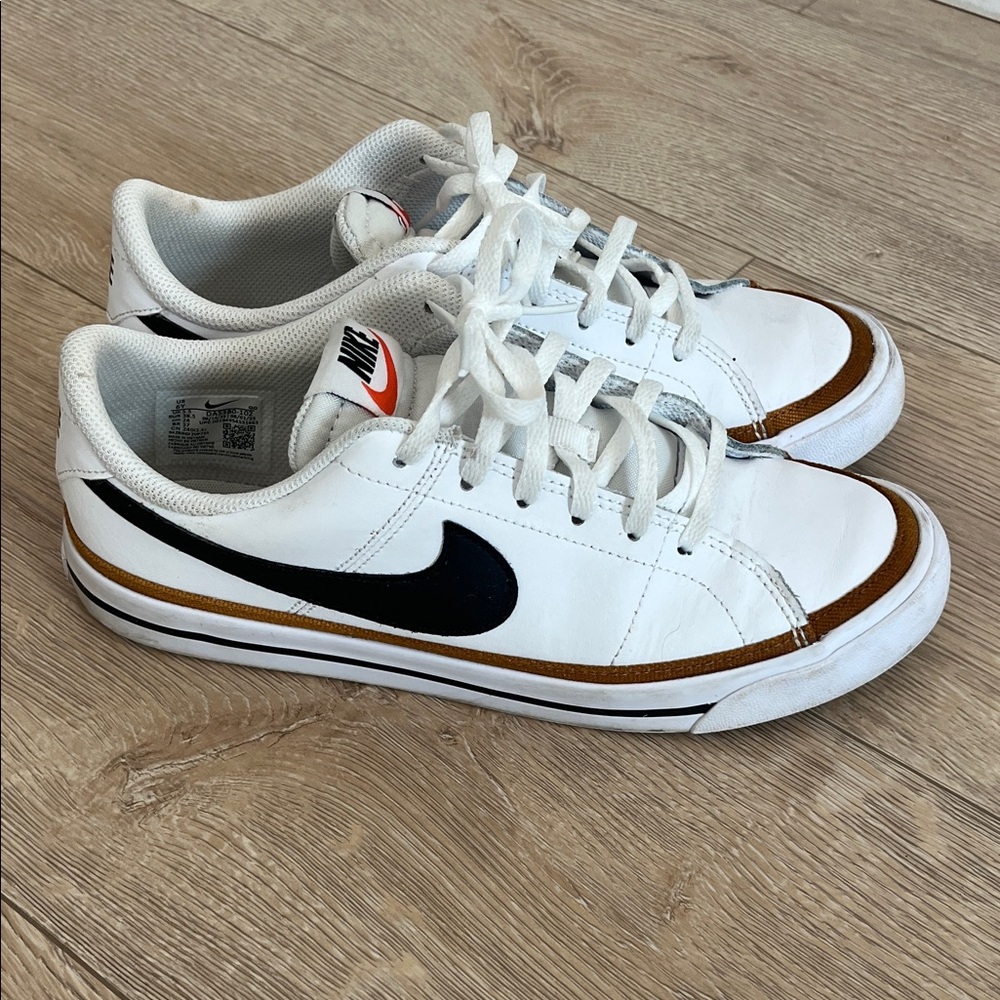 Nike Court Legacy White and Black Sneakers